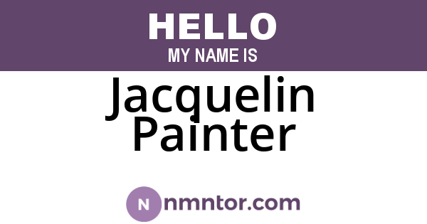 Jacquelin Painter
