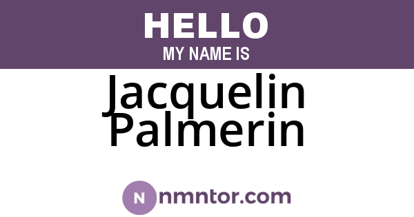 Jacquelin Palmerin