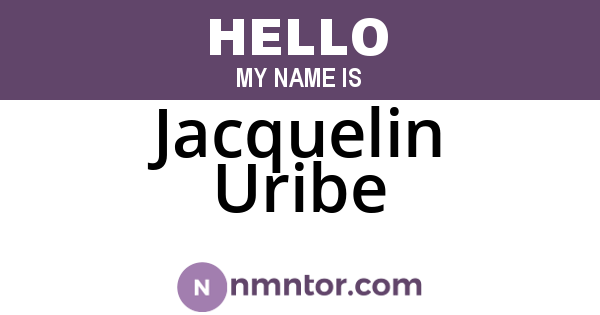 Jacquelin Uribe