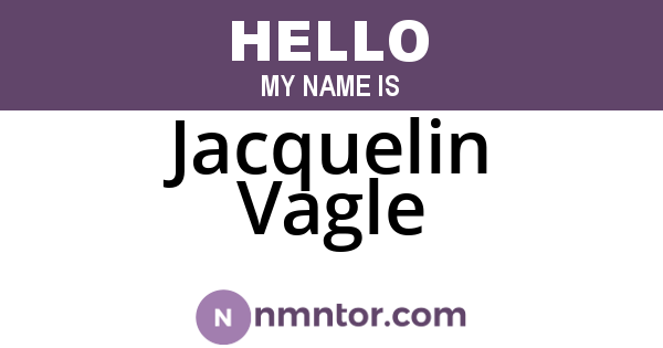 Jacquelin Vagle