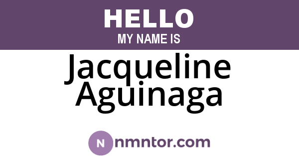 Jacqueline Aguinaga