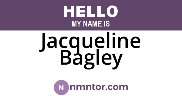 Jacqueline Bagley