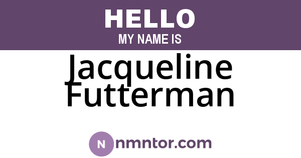 Jacqueline Futterman