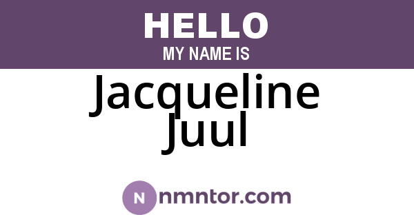 Jacqueline Juul