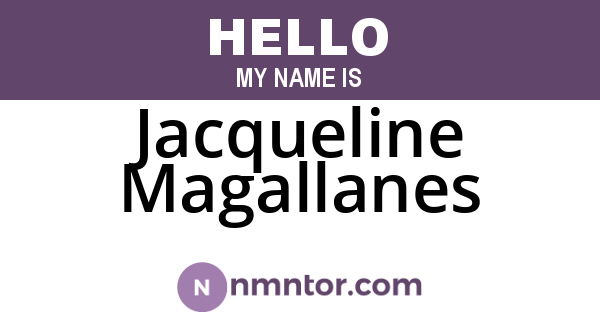 Jacqueline Magallanes