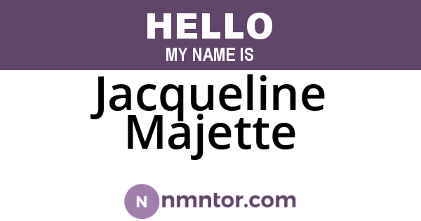 Jacqueline Majette