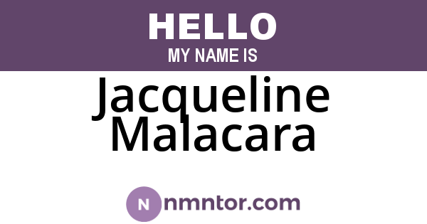 Jacqueline Malacara