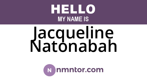 Jacqueline Natonabah