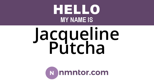 Jacqueline Putcha