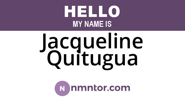 Jacqueline Quitugua