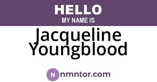 Jacqueline Youngblood