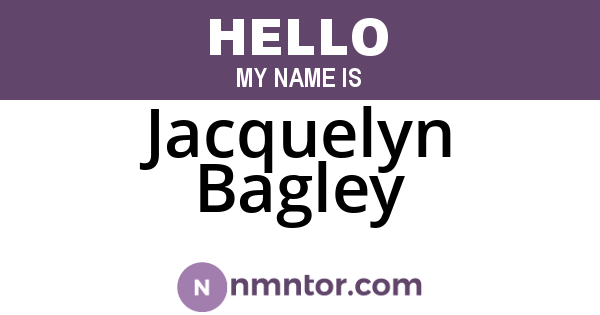 Jacquelyn Bagley