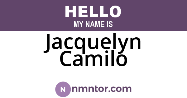 Jacquelyn Camilo