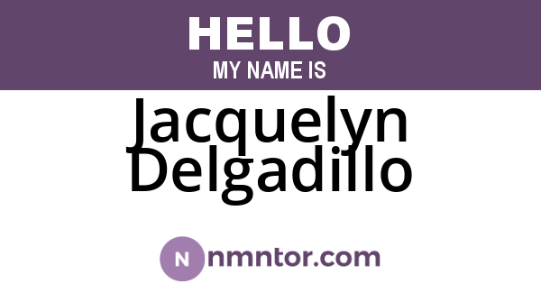 Jacquelyn Delgadillo