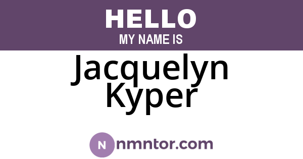 Jacquelyn Kyper