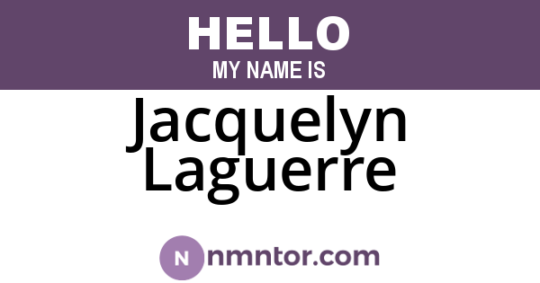 Jacquelyn Laguerre