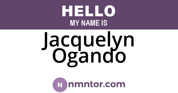 Jacquelyn Ogando
