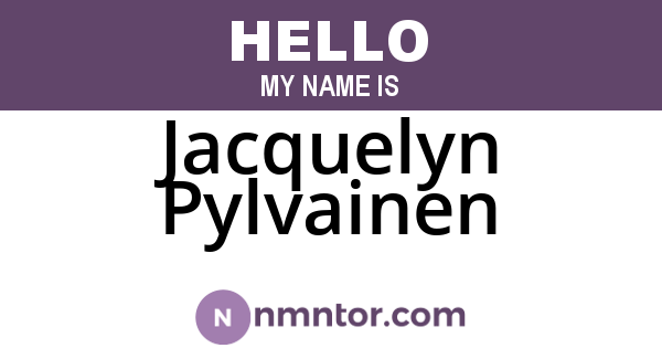 Jacquelyn Pylvainen