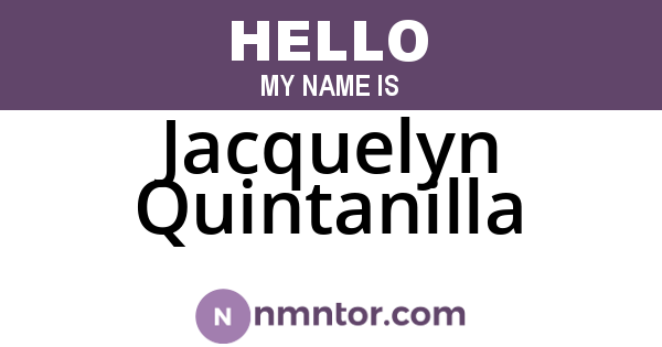 Jacquelyn Quintanilla