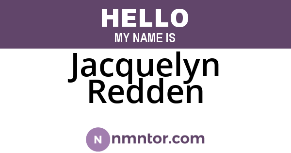 Jacquelyn Redden