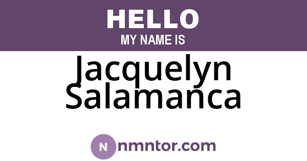 Jacquelyn Salamanca