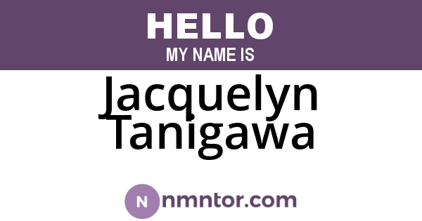 Jacquelyn Tanigawa