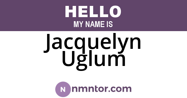 Jacquelyn Uglum