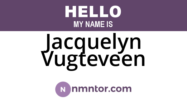 Jacquelyn Vugteveen