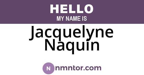 Jacquelyne Naquin