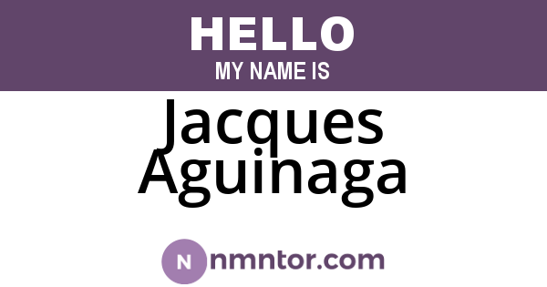 Jacques Aguinaga