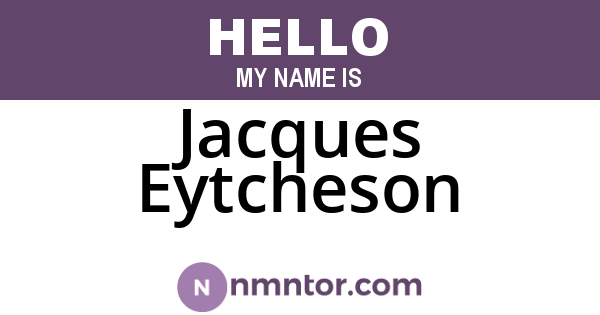 Jacques Eytcheson