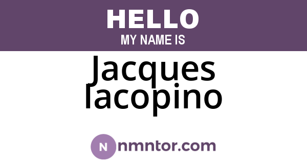 Jacques Iacopino