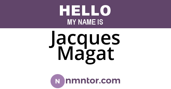 Jacques Magat