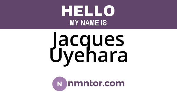Jacques Uyehara