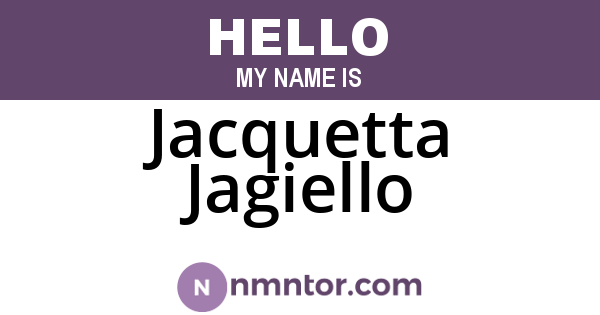 Jacquetta Jagiello