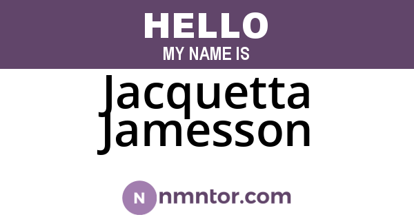 Jacquetta Jamesson