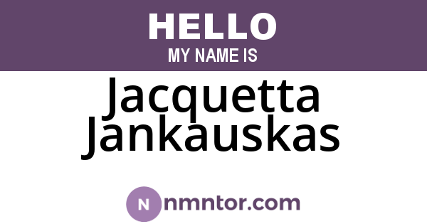 Jacquetta Jankauskas