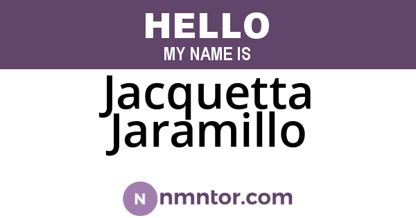 Jacquetta Jaramillo