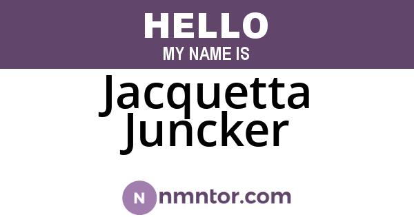 Jacquetta Juncker