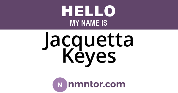 Jacquetta Keyes
