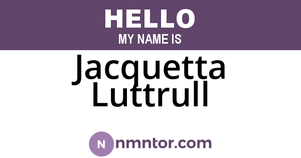 Jacquetta Luttrull