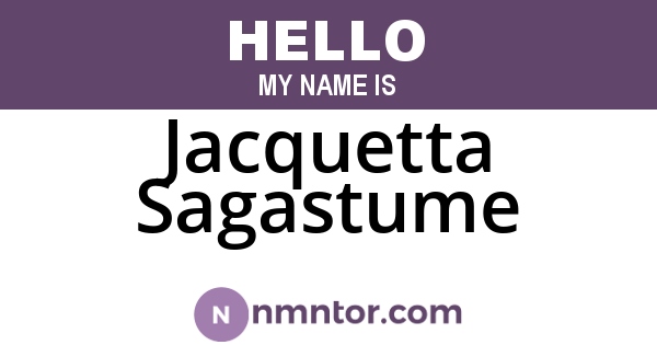 Jacquetta Sagastume
