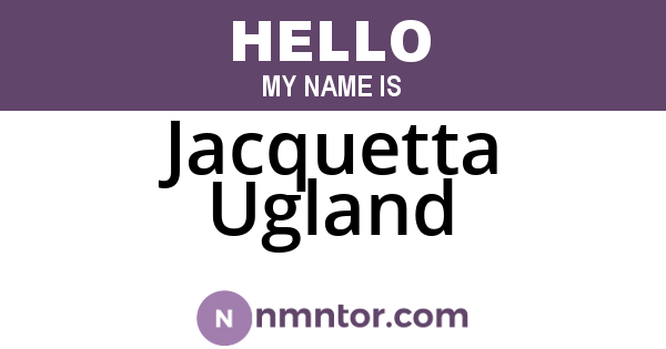 Jacquetta Ugland