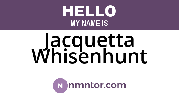 Jacquetta Whisenhunt