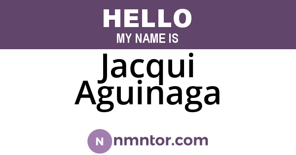 Jacqui Aguinaga