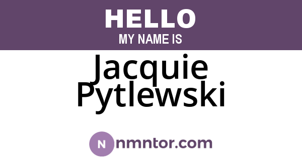 Jacquie Pytlewski