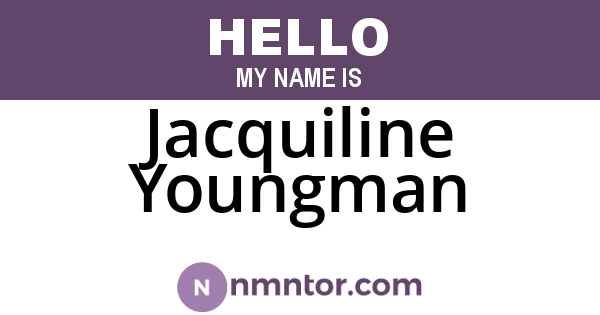 Jacquiline Youngman