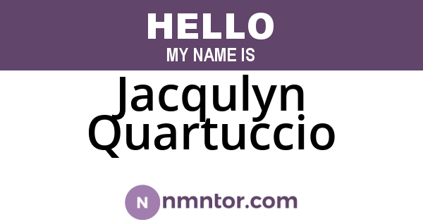Jacqulyn Quartuccio
