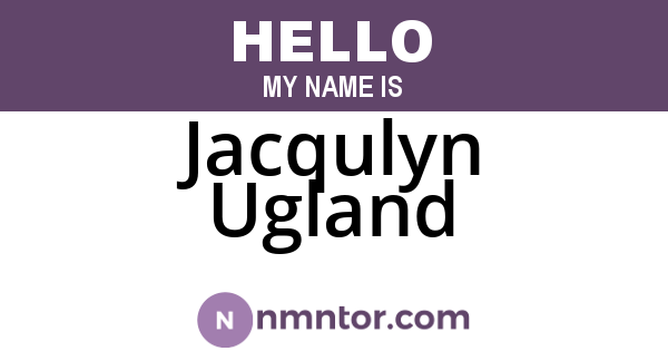 Jacqulyn Ugland