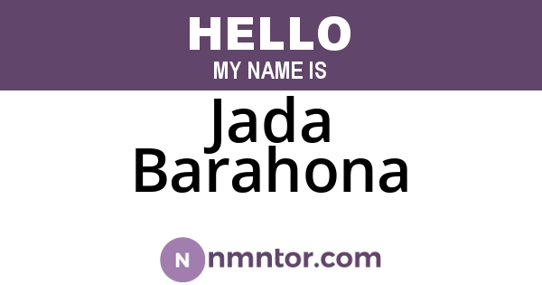 Jada Barahona